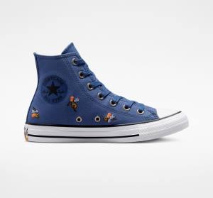 Converse Chuck Taylor All Star We Are Stronger Together Scarpe Alte Blu Indaco | CV-387VES