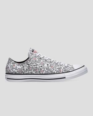 Converse Keith Haring Chuck Taylor All Star Scarpe Basse Bianche Nere Rosse | CV-853HBL