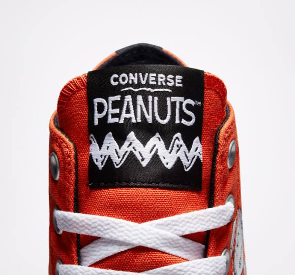 Converse Peanuts Chuck Taylor All Star Scarpe Alte Rosse Nere Bianche | CV-678BFQ