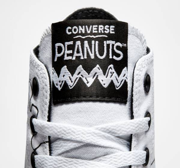 Converse Peanuts Chuck Taylor All Star Scarpe Alte Bianche Nere Rosse | CV-961QKW