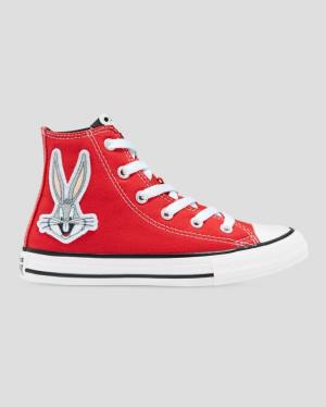Converse Bugs Bunny Chuck Taylor All Star Scarpe Alte Rosse | CV-381GBI