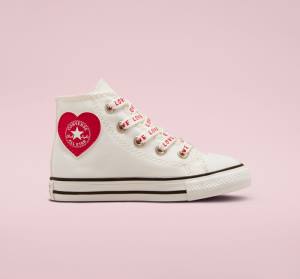 Converse Chuck Taylor All Star Crafted with Love Scarpe Alte Bianche Rosse | CV-571OWC