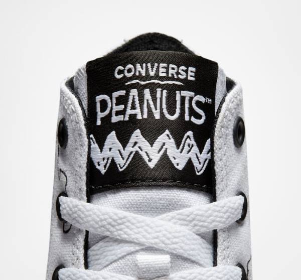 Converse Peanuts Chuck Taylor All Star Scarpe Alte Bianche Nere Rosse | CV-591HMT